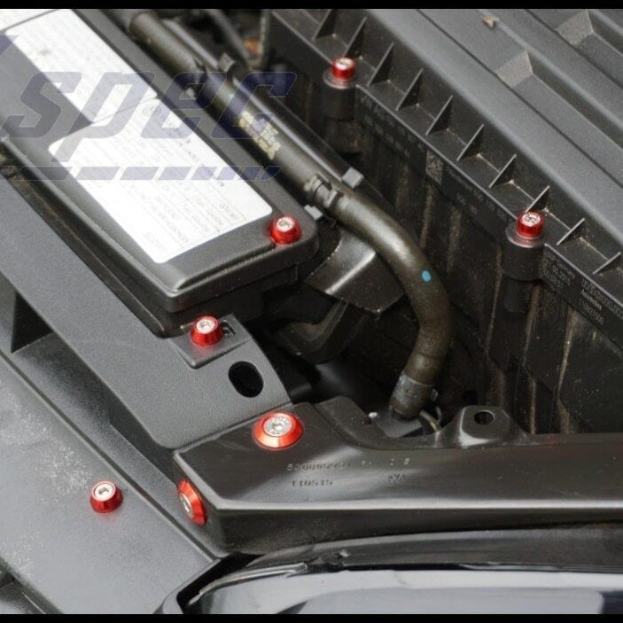 ZSPEC Stage-3 Dress Up Bolts® Fastener Kit for '15+ VW Golf R MK7, Stainless & Billet