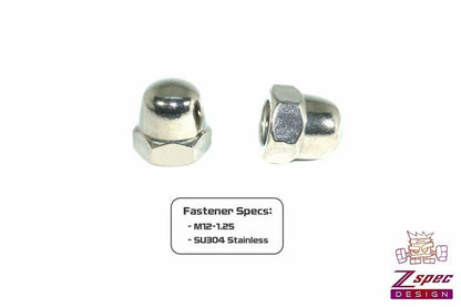 ZSPEC M12 x 1.25 Acorn Nuts, SUS304 Stainless Steel, Sold Per Each