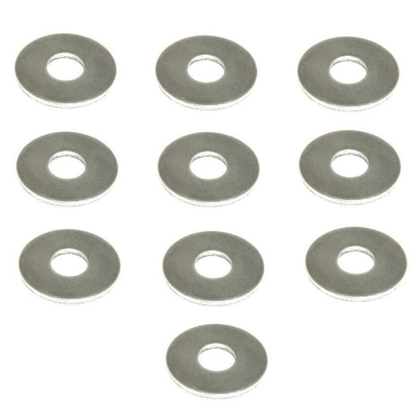 ZSPEC M4 Fender Flat Washers, SUS304 Stainless, 10-Pack