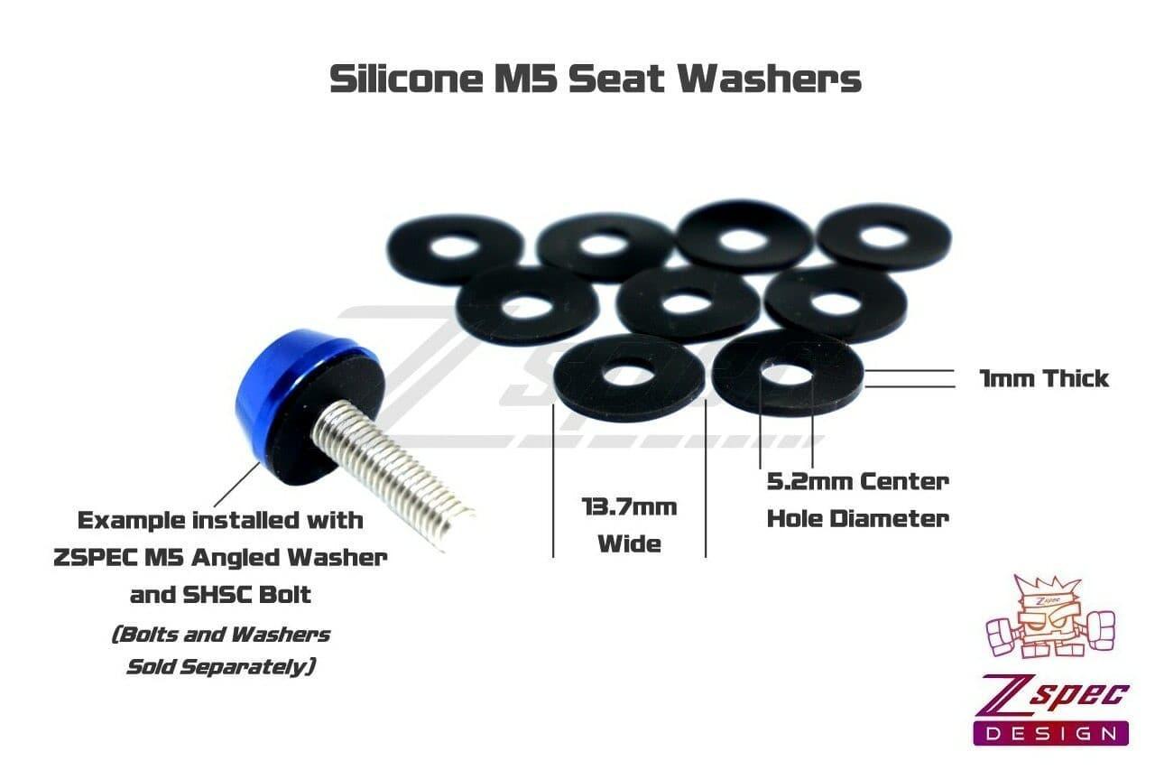ZSPEC M5 Silicone Fender / Seat Washers, Sold in 10-Packs