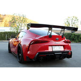 APR GTC-500 71" Carbon Fiber Adjustable Wing | 2020-2021 Toyota Supra A90 (AS-107123)