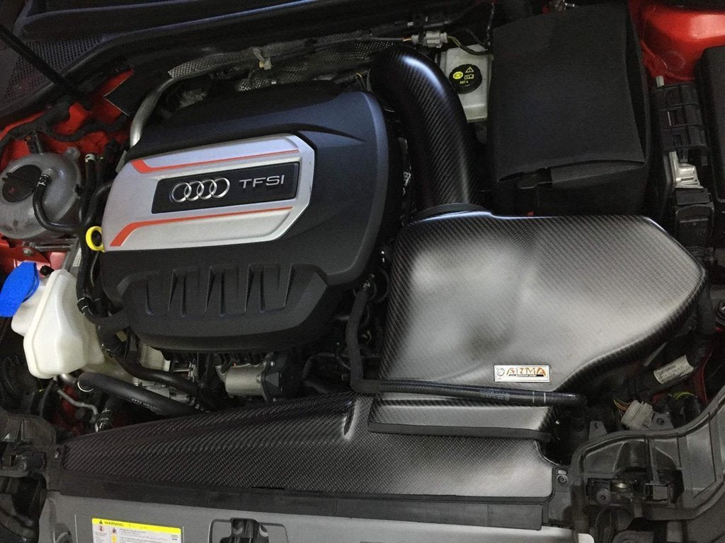 ARMA Speed Carbon Intake Kit | 2013+ Audi A3 1.8T & S3 2.0T (ARMAADA318-A)