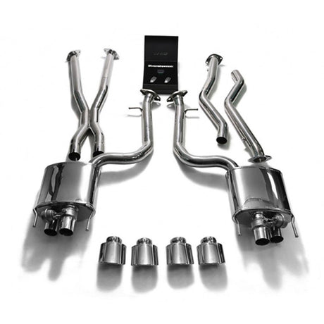 Armytrix Stainless Steel Valvetronic Header Exhaust System | 2015 - 2020 Lexus RC-F (LXRCF-QS3840B)