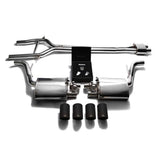 Armytrix Stainless Steel Valvetronic Exhaust System with Quad Exhaust Tips | 2010-2013 Porsche 970 Panamera S/GTS (P70N1-QC11)