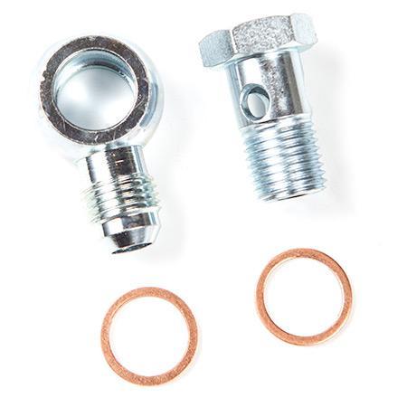 ATP Steel Banjo Fitting Kit - 14mm w/ -6AN Male Flare (ATP-FTG-150)