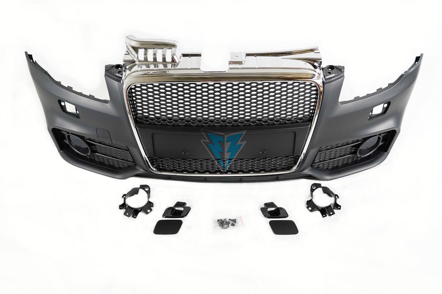 2005-2008 Audi A4 / S4 (B7) to RS4 Style Front Bumper Conversion Kit