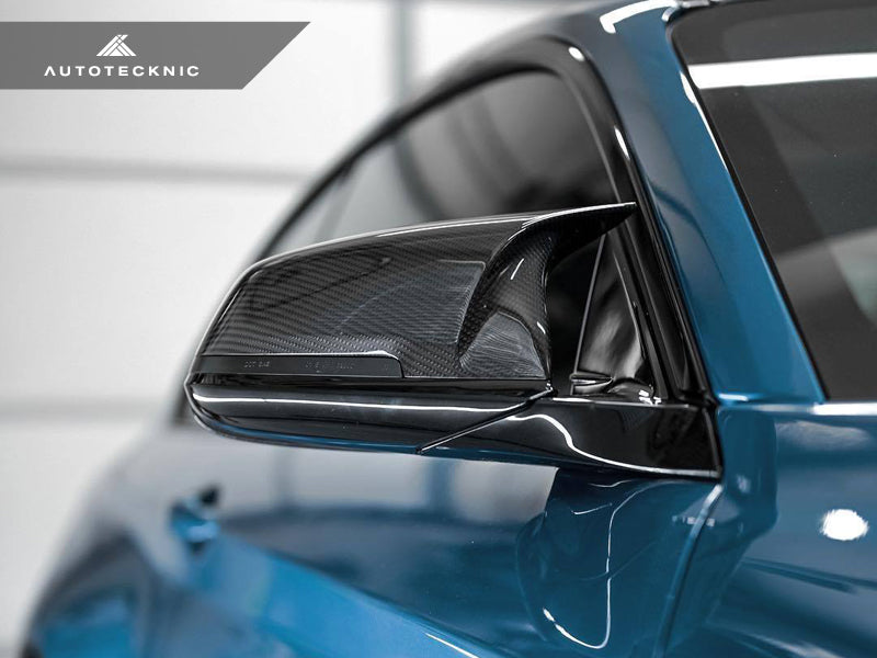 AutoTecknic Replacement Version II M-Inspired Dry Carbon Mirror Covers - BMW F87 M2 | F22 2-Series | F30 3-Series | F32/ F36 4-Series