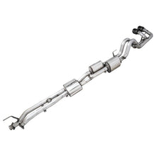AWE 2016-2023 Toyota Tacoma 0FG Catback Exhaust w/ BashGuard - Dual Diamond Black Tips