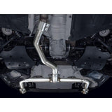 AWE Tuning Track Edition Axle Back Exhaust | 3" Diameter | 4.5" Dual Chrome Silver BMW 430i 2021-2024|BMW 330i 2019-2024|BMW 330i xDrive 2019-2024|BMW 430i xDrive 2021-2024