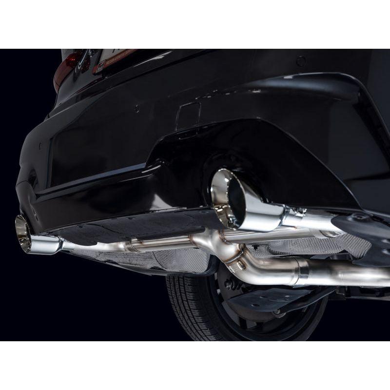 AWE Tuning Track Edition Axle Back Exhaust | 3" Diameter | 4.5" Dual Chrome Silver BMW 430i 2021-2024|BMW 330i 2019-2024|BMW 330i xDrive 2019-2024|BMW 430i xDrive 2021-2024