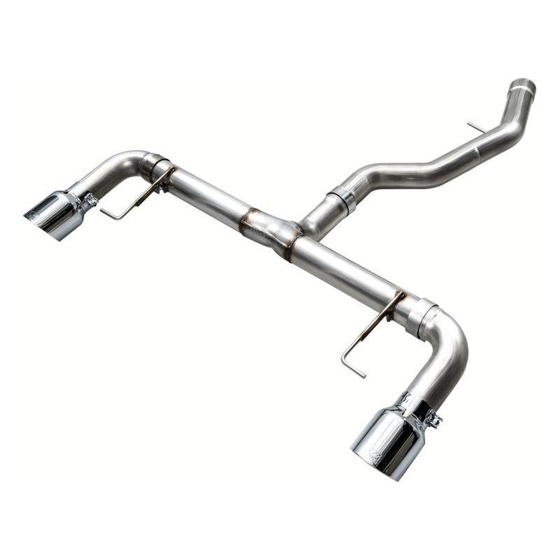 AWE Tuning Track Edition Axle Back Exhaust | 3" Diameter | 4.5" Dual Chrome Silver BMW 430i 2021-2024|BMW 330i 2019-2024|BMW 330i xDrive 2019-2024|BMW 430i xDrive 2021-2024