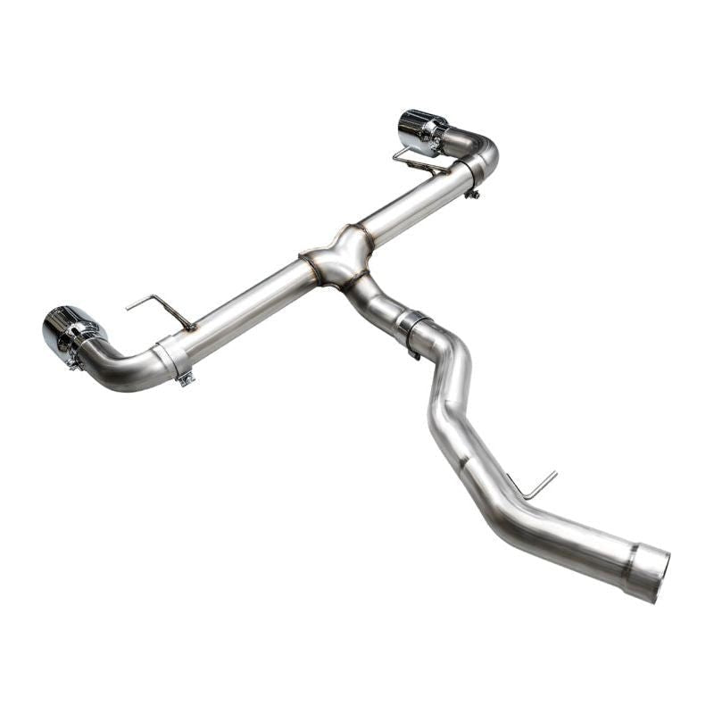 AWE Tuning Track Edition Axle Back Exhaust | 3" Diameter | 4.5" Dual Chrome Silver BMW 430i 2021-2024|BMW 330i 2019-2024|BMW 330i xDrive 2019-2024|BMW 430i xDrive 2021-2024