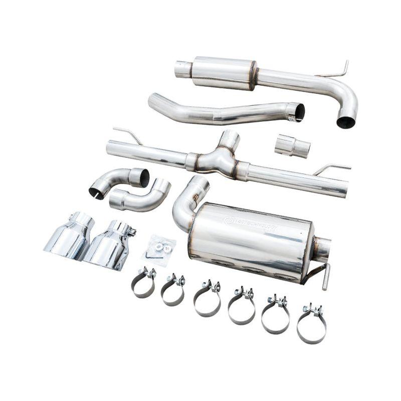 AWE 2022 VW GTI MK8 Touring Edition Exhaust - Chrome Silver Tips