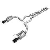 AWE 2024 Ford Mustang GT Fastback S650 RWD Touring Catback Exhaust w/ Dual Diamond Black Tips