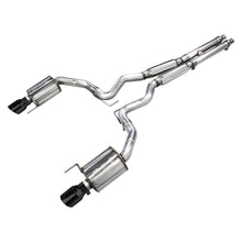 AWE 2024 Ford Mustang GT Fastback S650 RWD Touring Catback Exhaust w/ Dual Diamond Black Tips