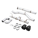 AWE Subaru BRZ / Toyota GR86 / Toyota 86 Track Edition Cat-Back Exhaust- Diamond Black Tips