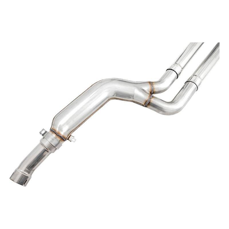 AWE Tuning 2019+ BMW M340i (G20) Non-Resonated Touring Edition Exhaust - Quad Chrome Silver Tips