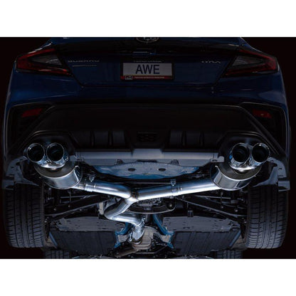 AWE Tuning 2022+ VB Subaru WRX Touring Edition Exhaust - Chrome Silver Tips