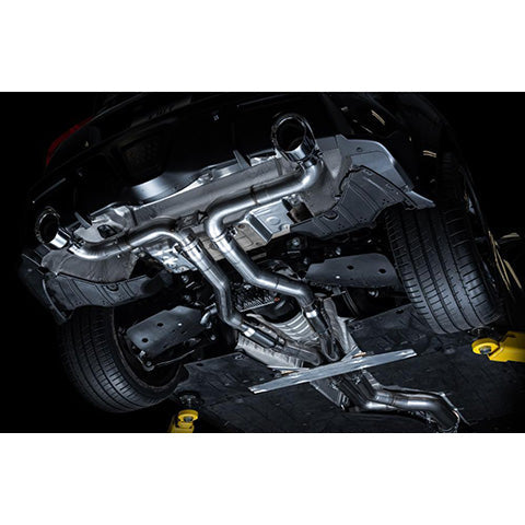 AWE Tuning Resonated Track Edition Exhaust | 3" Diameter | 5" Dual Tips Toyota GR Supra 2023-2025