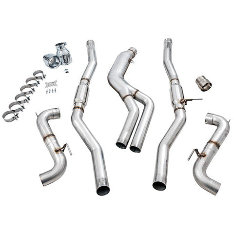 AWE Tuning Resonated Track Edition Exhaust | 3" Diameter | 5" Dual Tips Toyota GR Supra 2023-2025
