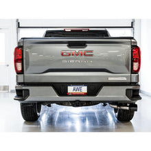 AWE Tuning 4th Gen GM 1500 5.3L 0FG Catback Dual Side Exit (Flat Bumper) - Diamond Tips