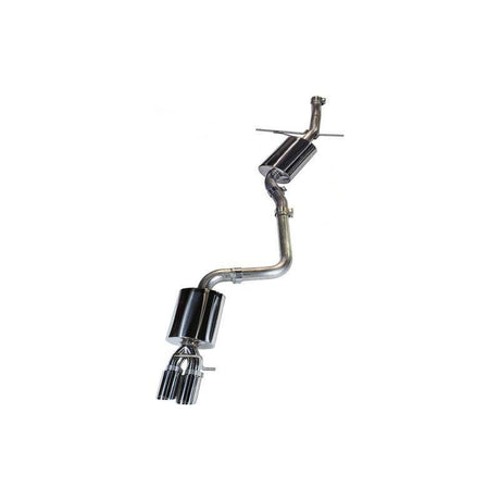 AWE Tuning Audi B8 A5 2.0T Touring Edition Single Outlet Exhaust - Diamond Black Tips
