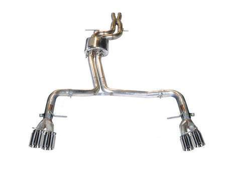 AWE Tuning AWE Track Edition Exhaust for Audi S5 3.0T - Chrome Silver Tips (102mm)