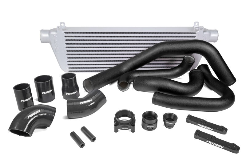 Perrin [22-25 WRX] Front Mount Intercooler Kit | Black Tubes & Silver Core | PSP-ITR-441SL/BK