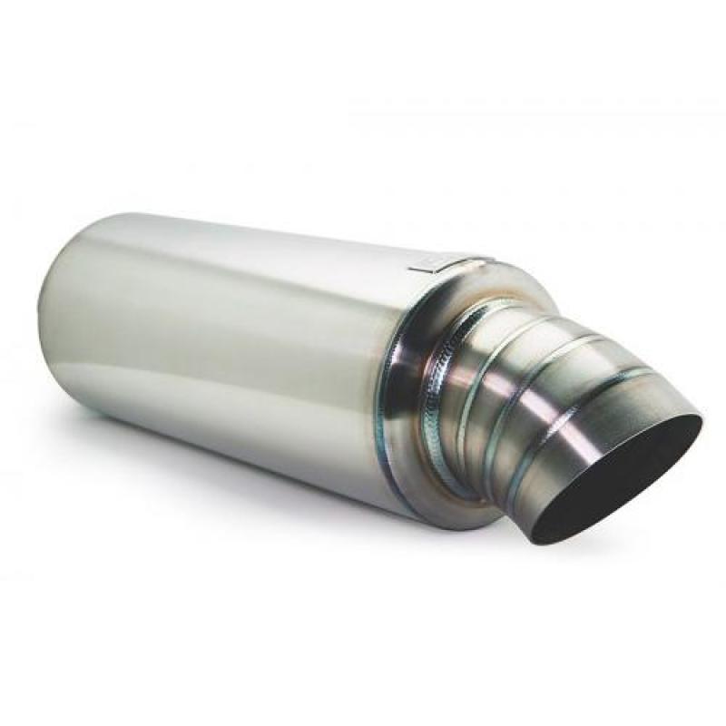 BLOX Racing 3.5in Street Muffler With Turndown Tip BXEX-00111