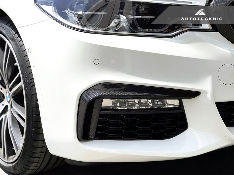 AutoTecknic Dry Carbon Front Bumper Trim - G30 5-Series M-Sport