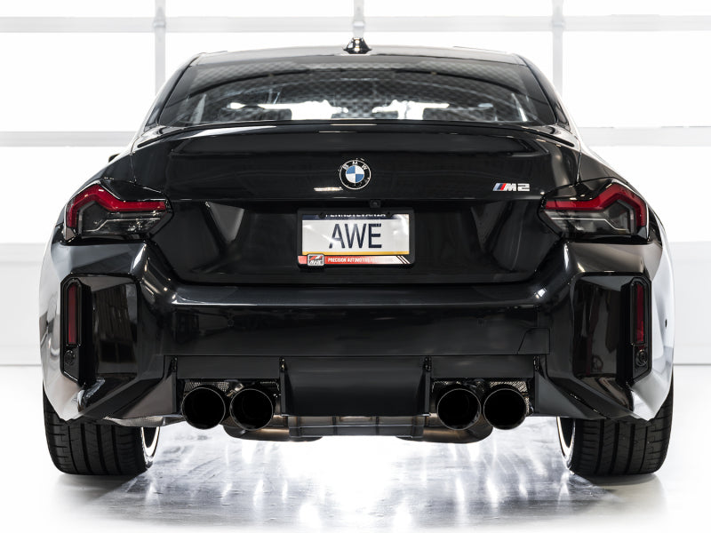 AWE Tuning 23-24 BMW G87 M2 Track Edition Exhaust - Diamond Black Tips 3020-43487