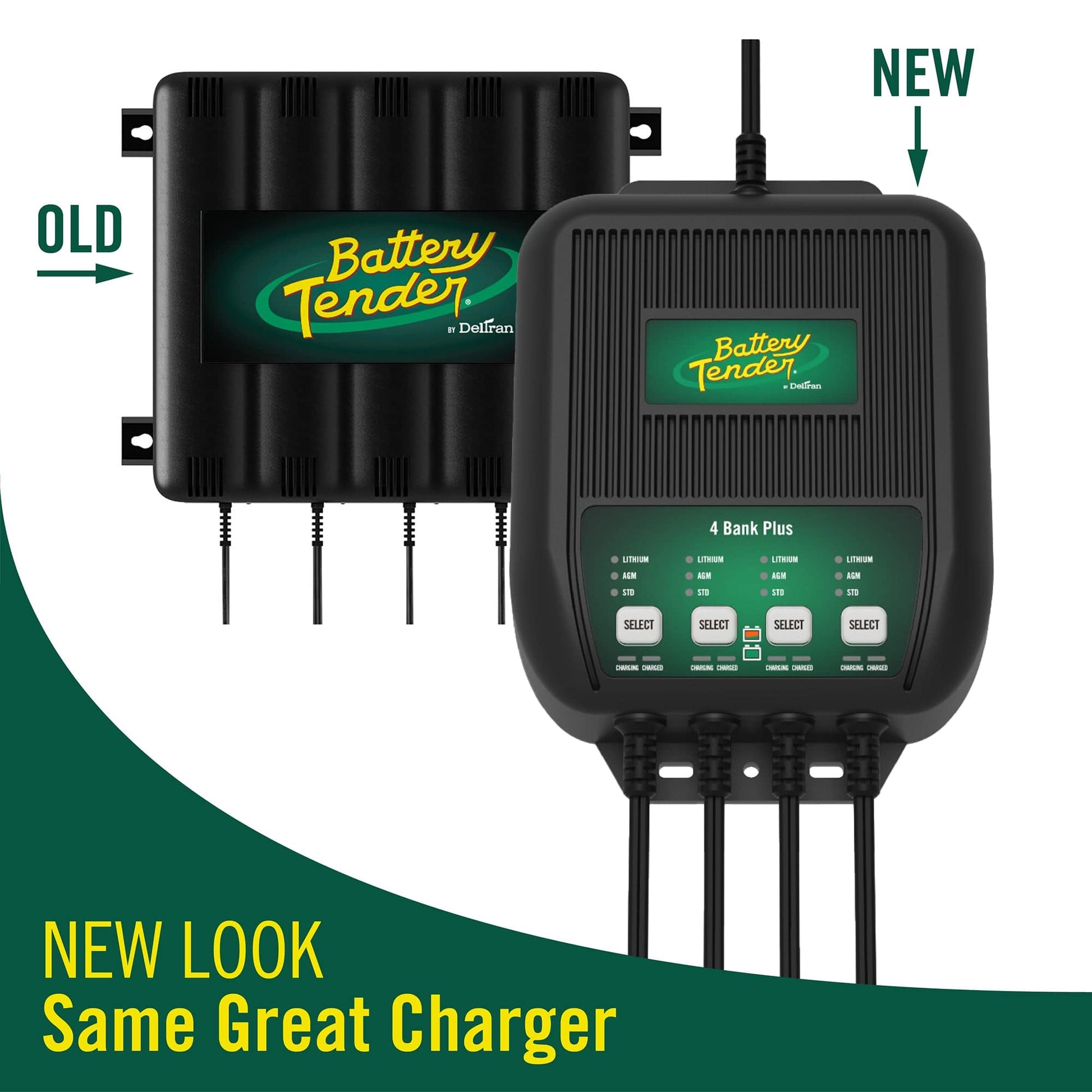 4-Bank, 1.25 AMP 12V Battery Charger