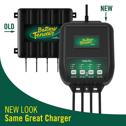 4-Bank, 1.25 AMP 12V Battery Charger