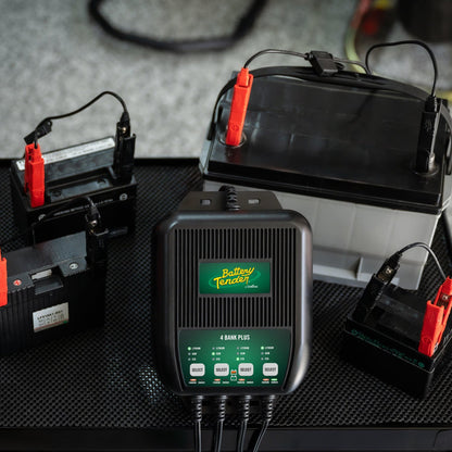 4-Bank, 1.25 AMP 12V Battery Charger