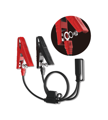 Alligator Clip and Ring Terminal Combo with Quick Disconnect