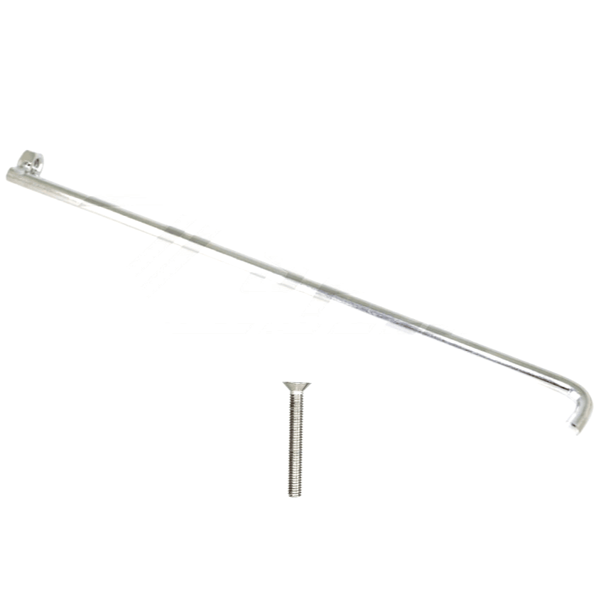 ZSPEC Battery Bracket Rod, 200mm w/FHSC M6 Bolt/Fastener, Stainless
