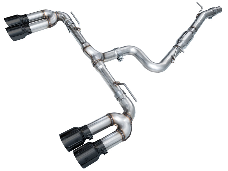 AWE Tuning AWE 22-24 Audi 8Y S3 Track Edition Exhaust - Diamond Black Tips 3020-43897