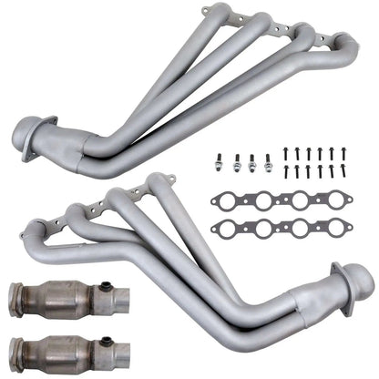 Chevrolet Camaro SS ZL1 6.2 1-3/4 Full Length Exhaust Headers With High Flow Cats Titanium Ceramic 10-15