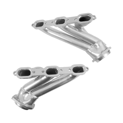 Dodge Challenger Charger 300 V6 3.5 1-5/8 Shorty Headers - Polished Silver Ceramic 06-10