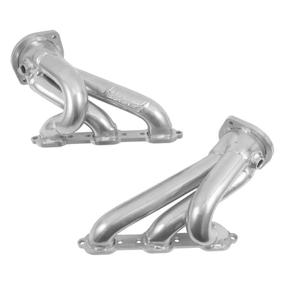 Dodge Challenger Charger 300 V6 3.5 1-5/8 Shorty Headers - Polished Silver Ceramic 06-10