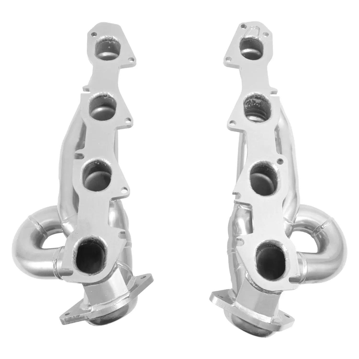 Dodge Ram 1500 5.7L Hemi 1-3/4" Shorty Headers - Polished Silver Ceramic 19-24