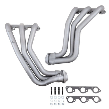 Jeep Wrangler 3.8 1-5/8 Long Tube Exhaust Headers With High Flow Cats Titanium Ceramic 07-11