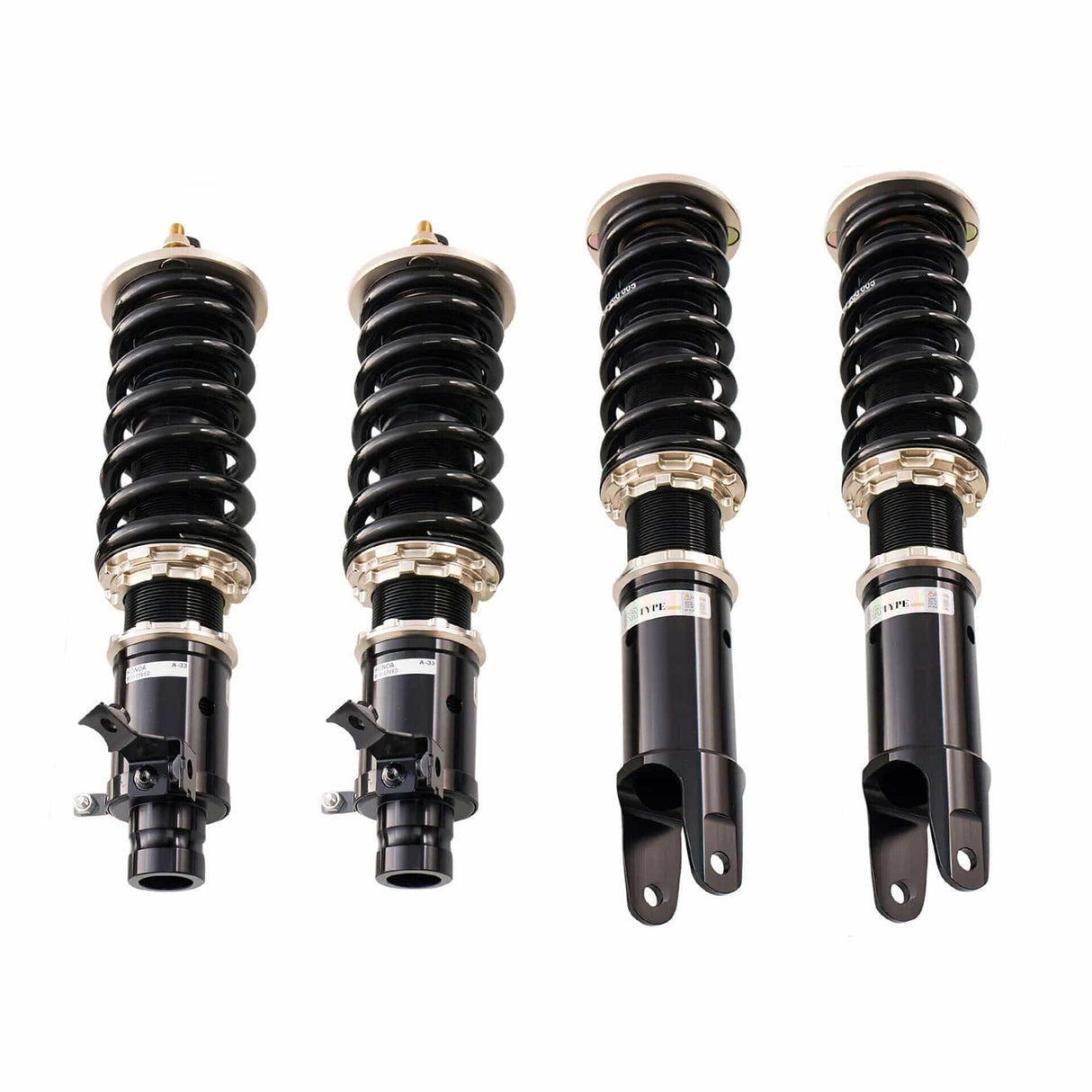 BC Racing BR Series Coilovers for 1988-1991 Honda Civic Rear Fork (EF9/ED)