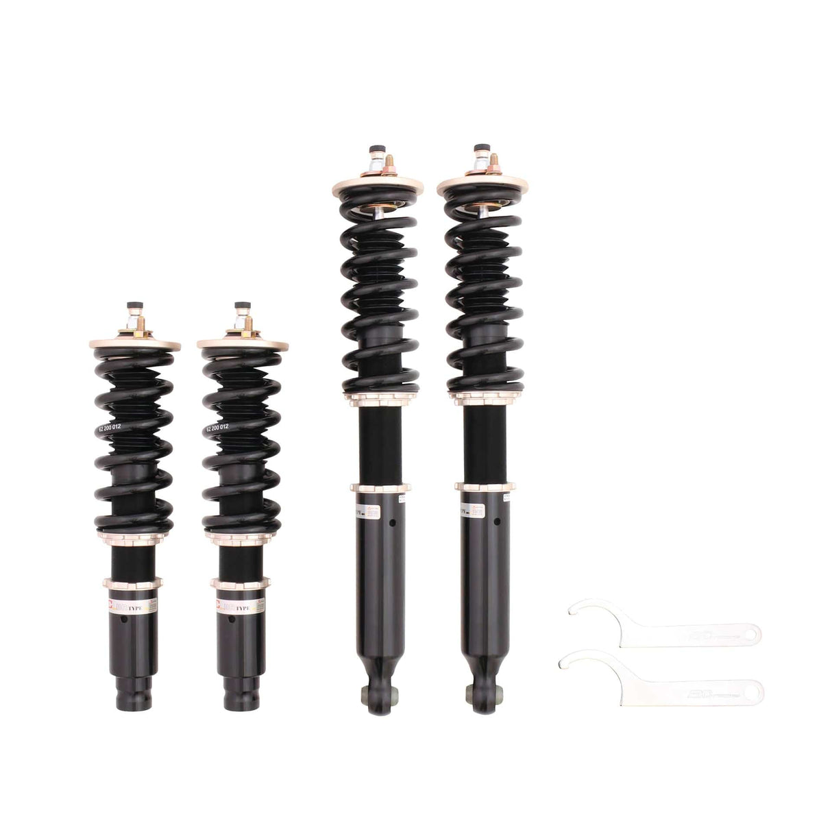 BC Racing BR Series Coilovers for 1998-2001 Honda CR-V FWD/AWD (RD1/RD2)