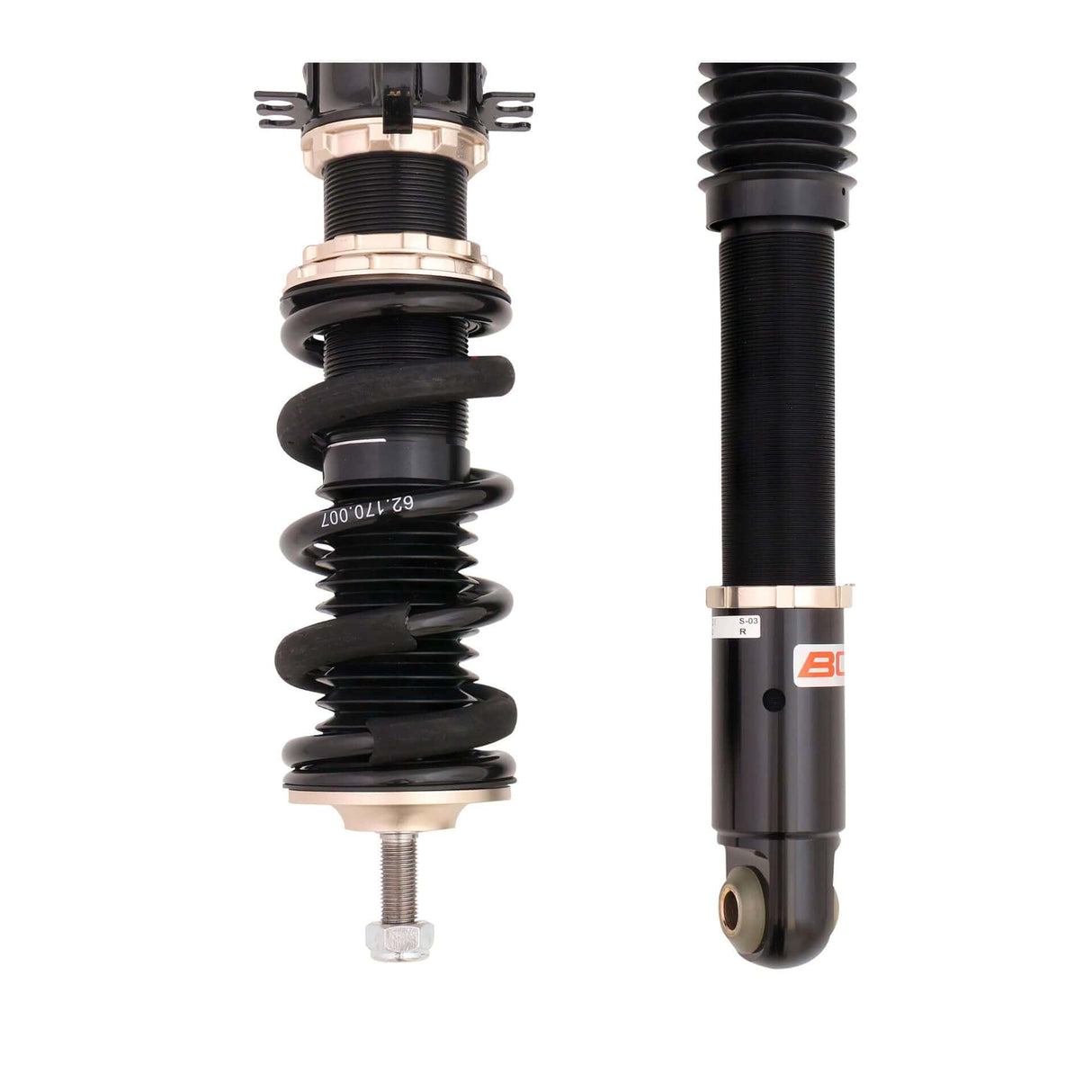 BC Racing BR Series Coilovers for 1999-2005 Volkswagen Jetta AWD (MK4/A4)