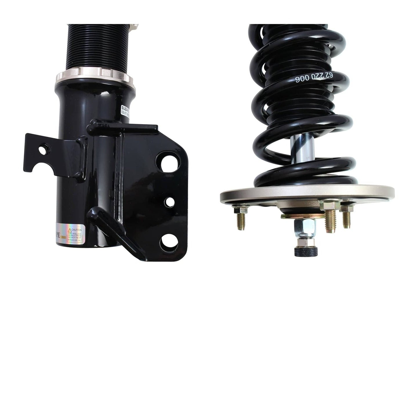 BC Racing BR Series Coilovers for 2002-2007 Subaru Impreza WRX (GDA/GDB)