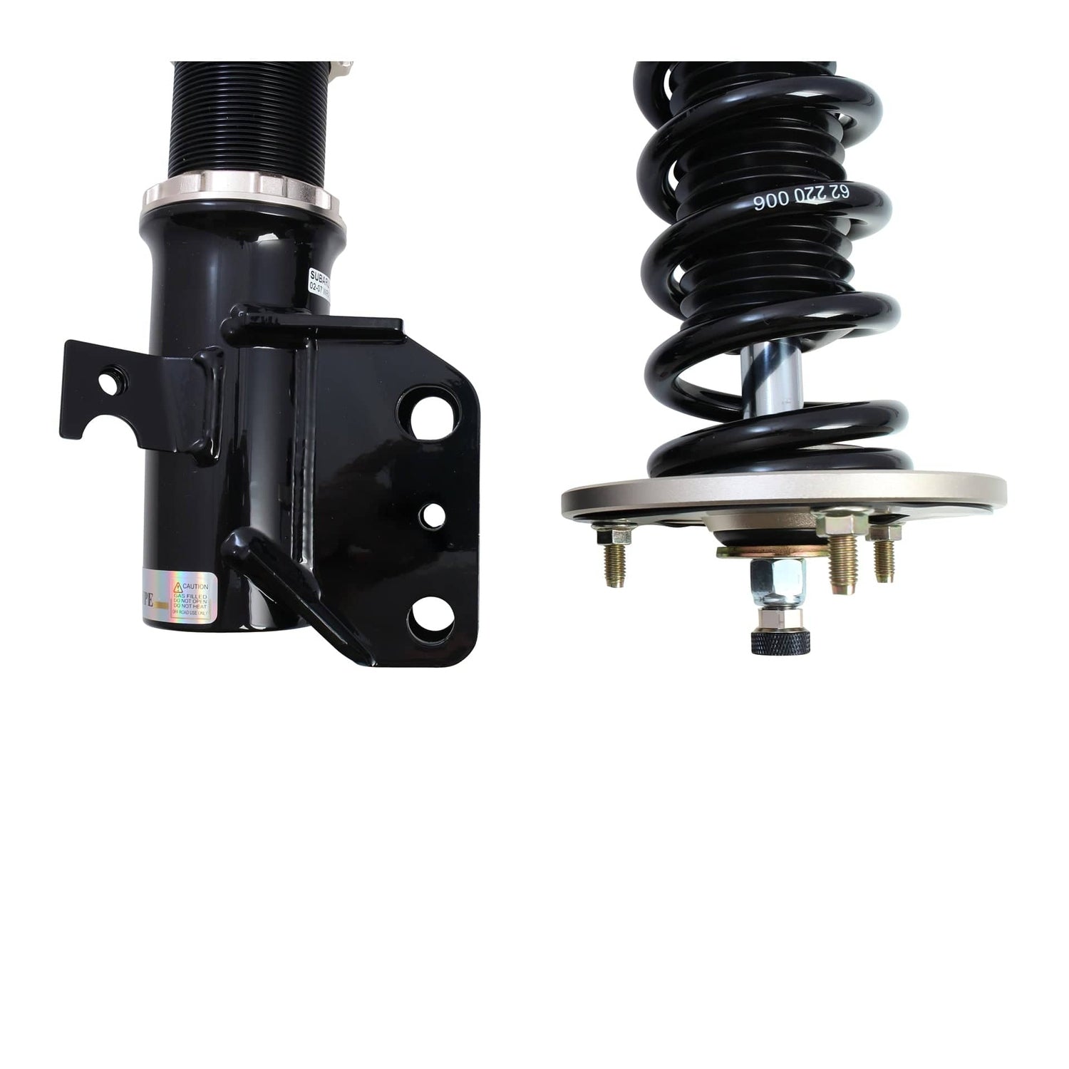 BC Racing BR Series Coilovers for 2002-2007 Subaru Impreza WRX (GDA/GDB)