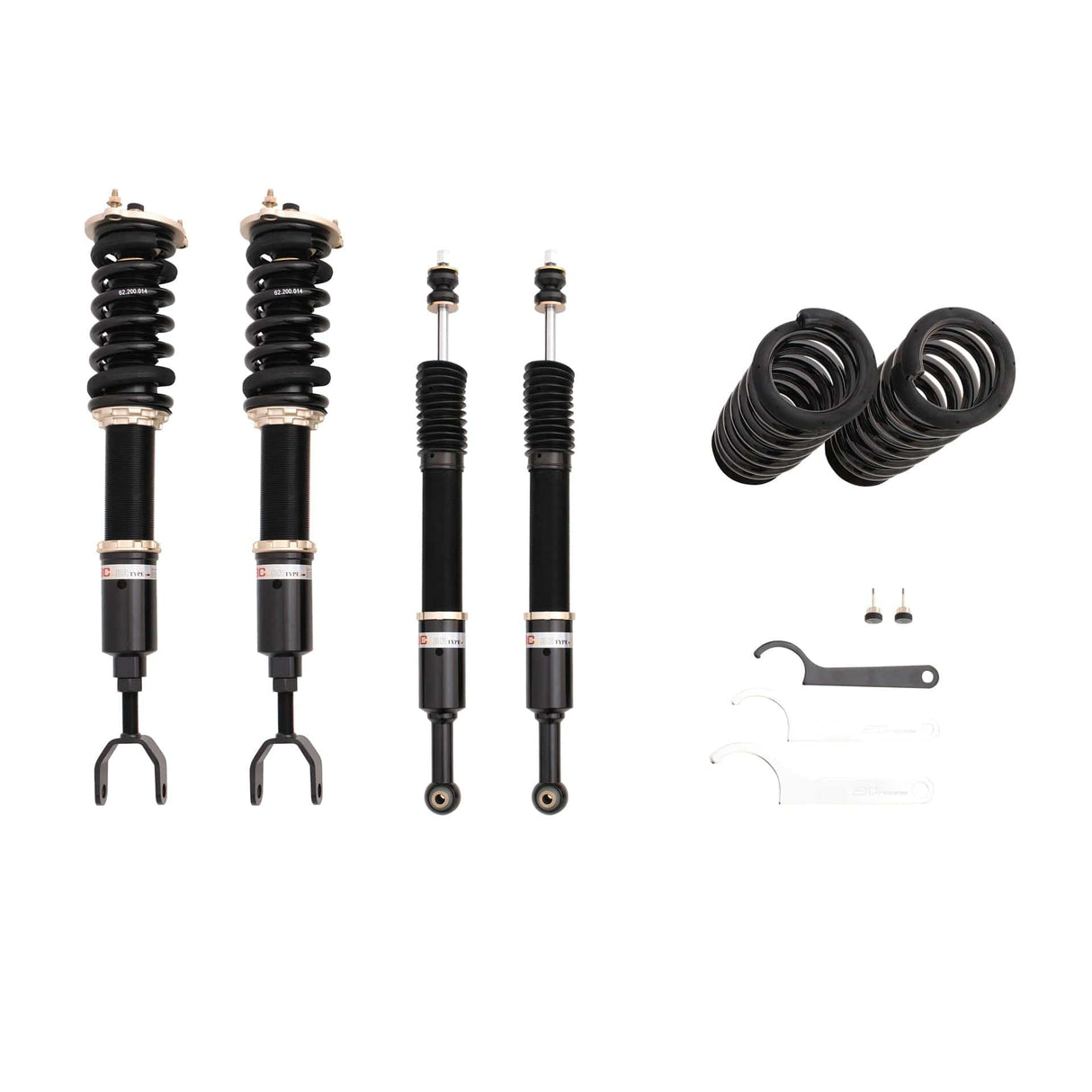 BC Racing BR Series Coilovers for 2003-2009 Mercedes-Benz E-Class 4DR (W211)