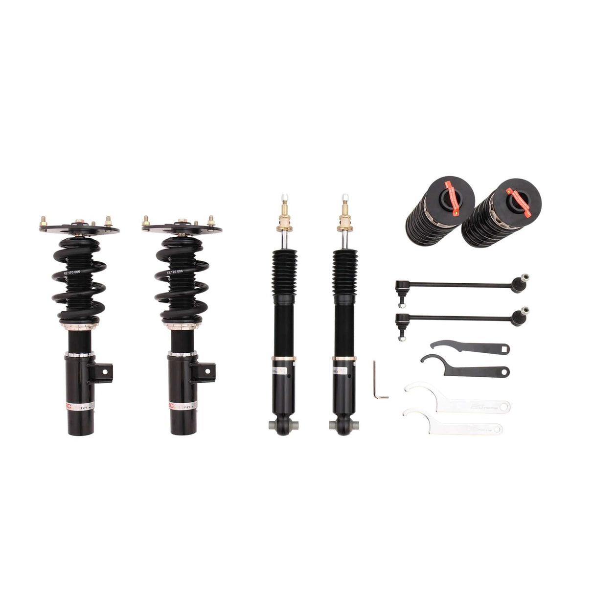 BC Racing BR Series Coilovers for 2012-2015 BMW 3 Series AWD 3-Bolt Top Mounts (F30)