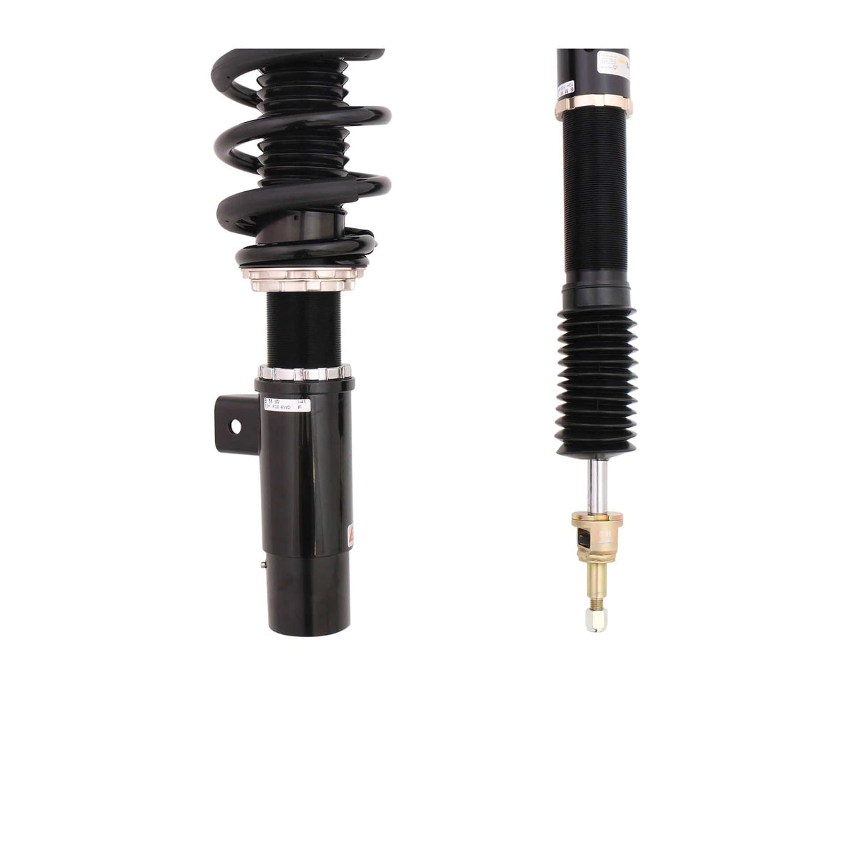 BC Racing BR Series Coilovers for 2012-2015 BMW 3 Series AWD 3-Bolt Top Mounts (F30)